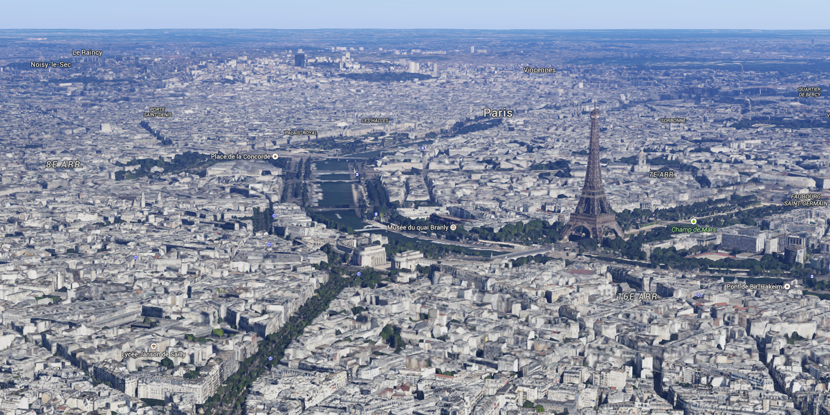 Mystery drone paris